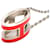 HERMÈS - Collier H Pop Hermès en métal argenté et émail orange  - vue 5