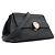 CHLOÉ - Borsa a spalla Chloé Penelope Clutch in pelle nera liscia Nero - vista 2