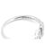 TIFFANY & CO - Tiffany & Co Drahtring aus Weißgold mit Diamanten (T55) Silber - Ansicht 4
