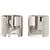 Courreges COURRÈGES - Anelli Doppio Courrèges in ottone (T52-T56)