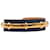 HERMÈS - Bracelete Agatha Hermès em couro texturizado azul marinho (T1) Preto  - vista 2