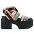 LOUIS VUITTON - Sandali Gamble Diva Louis Vuitton in pitone multicolore (T37) - vista 2