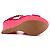 LOUIS VUITTON - Sandali con zeppa Louis Vuitton in denim rosso e suede (taglia 37,5) - vista 3
