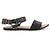 LOUIS VUITTON - Sandali Louis Vuitton in pelle nera (taglia 36) Nero - vista 2