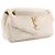 SAINT LAURENT - Borsa a spalla Calypso Saint Laurent in tela crema Bianco - vista 2