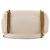 SAINT LAURENT - Borsa a spalla Calypso Saint Laurent in tela crema Bianco - vista 4