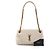 SAINT LAURENT - Borsa a spalla Calypso Saint Laurent in tela crema Bianco - vista 8