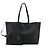 SAINT LAURENT - Borsa da shopping E/W Saint Laurent in pelle nera grana Nero