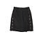 CHANEL - Saia de tweed preta Chanel (tamanho 46) Preto - vista 2