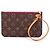 LOUIS VUITTON - Pochette Neverfull Louis Vuitton in tela monogrammata - vista 2