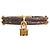 LOUIS VUITTON - Bracciale Keep it Twice in tela monogrammata Louis Vuitton Marrone