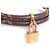 LOUIS VUITTON - Bracciale Keep it Twice in tela monogrammata Louis Vuitton Marrone - vista 4