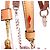 Christian Louboutin LOUBOUTIN - Borsa a spalla trasparente in plastica Louboutin Marie Jane Marrone - vista 2