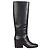 HERMÈS - Hermès New Jersey Stiefel aus schwarzem Leder (Größe 37) - Ansicht 2