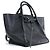 CELINE - Borsa a mano Céline Big Bag in pelle nera grana Nero - vista 2