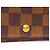 LOUIS VUITTON - Louis Vuitton Trésor Geldbörse aus schwarzem Schachbrett-Canvas Braun - Ansicht 3