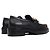 LOUIS VUITTON - Mocassino Louis Vuitton Academy in pelle nera (Taglia 36) Nero - vista 3