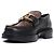 LOUIS VUITTON - Mocassino Louis Vuitton Academy in pelle nera (Taglia 36) Nero - vista 4