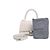 BALENCIAGA - Sac à épaule Hourglass Small en cuir blanc embossé python - vue 10