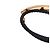 HERMÈS - Bracciale Roulis a doppio giro in pelle intrecciata nera (T1) - vista 4