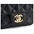 CHANEL - Chanel Classic/Timeless micro shoulder bag in black smooth leather - view 6