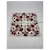 Céline Sciarpa vintage Celine bianca e rossa Bianco  - vista 7