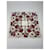 Céline Sciarpa vintage Celine bianca e rossa Bianco  - vista 9