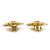 Timeless Orecchini a clip in metallo dorato Chanel Coco Mark D'oro - vista 3