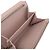 Cartera trifold de cuero L-Zip Miu Miu rosa - vista 6