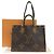 Borsa OnTheGo MM Monogramma Gigante Louis Vuitton Marrone