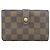 Billetera Bifold Damier Louis Vuitton N61664 Castaño