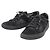Sneakers in mesh con logo Chanel in pelle scamosciata nera Nero