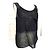 Jc De Castelbajac CASTELBAJAC POUR ICEBERG PULLOVER SURTOP WESTE WOLLE MESH LEDER EFFEKTE T 40 Schwarz