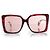 Occhiali da sole Havana oversize Gucci, rosa D'oro