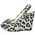 Stella Mc Cartney Stella Mccartney, zeppe stampate leopardate Nero Grigio - vista 2