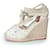 Tory Burch, espadrille compensée florale Blanc  - vue 2