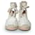 Tory Burch, espadrille compensée florale Blanc  - vue 3