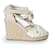Tory Burch, espadrille compensée florale Blanc  - vue 6
