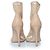 Gianvito Rossi, botas de calcetín de red en beige - vista 4