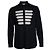 Camicia da ufficiale a righe Saint Laurent 2019 Nero