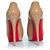 Christian Louboutin, décolleté beige Bianca - vista 3