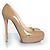 Christian Louboutin, décolleté beige Bianca - vista 4