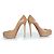 Christian Louboutin, décolleté beige Bianca - vista 6