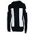 Autre Marque 11 Boris Bidjan, gestreifter schwarzer Hoodie Weiß