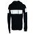 Autre Marque 11 Boris Bidjan, gestreifter schwarzer Hoodie Weiß - Ansicht 3