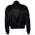 Saint Laurent, Militäroffizier Bomber aus Satin Schwarz - Ansicht 2
