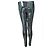 Isabel Marant, sequinned metallic legging Silvery - view 2