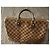 Borsa a mano Louis Vuitton Speedy 35 in pelle marrone - vista 2