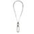 Collar Hermès Corne Pigmento Natural de Cuerno y Acero Plata Cuero