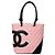 Chanel Medium Ligne Cambon Eimer Tasche Schwarz Pink